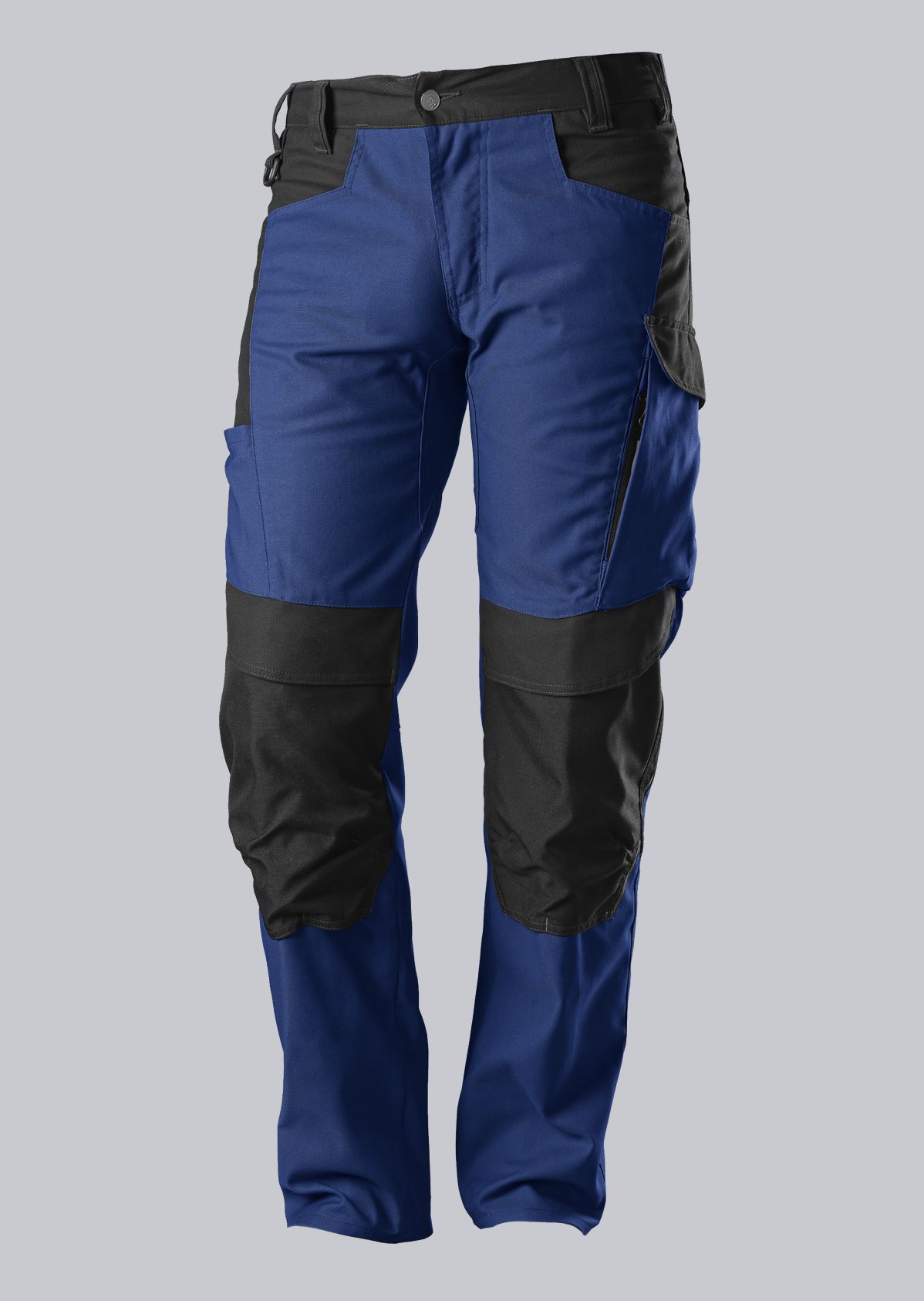 1820-565-1332 BP® Robust work trousers with knee pad pockets royal blue/black Cover image